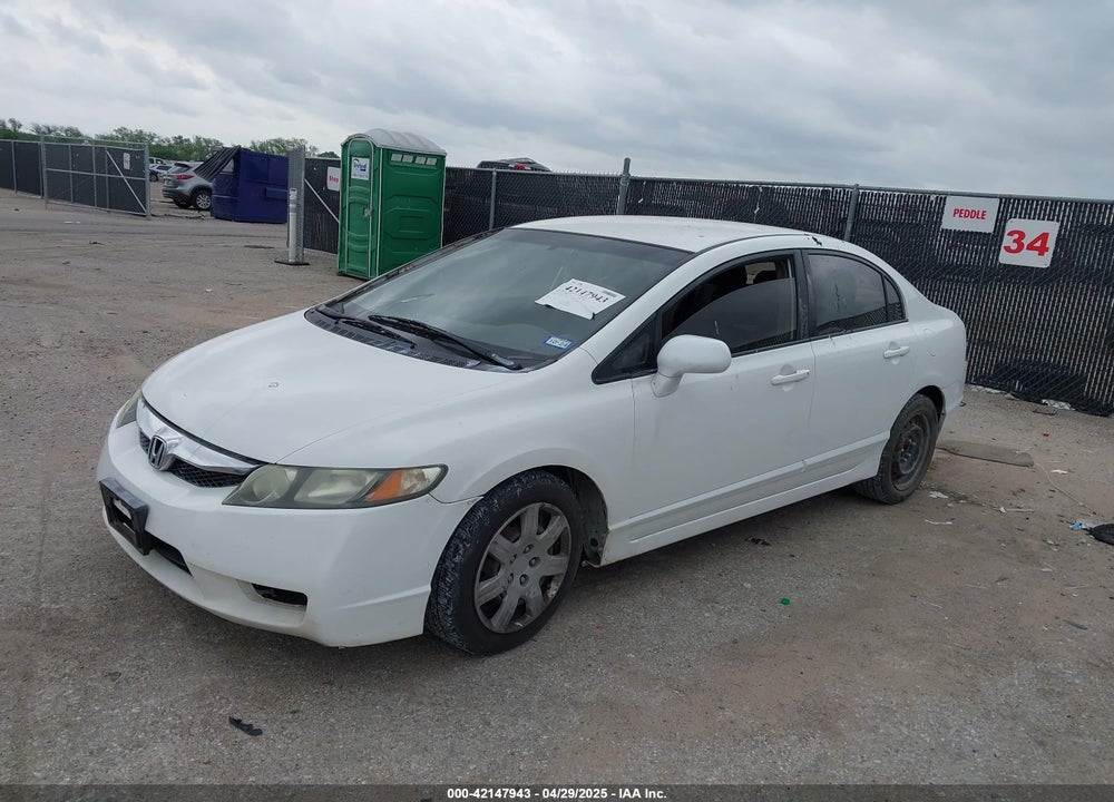 2010 HONDA CIVIC VIN: 2HGFA1F57AH547670