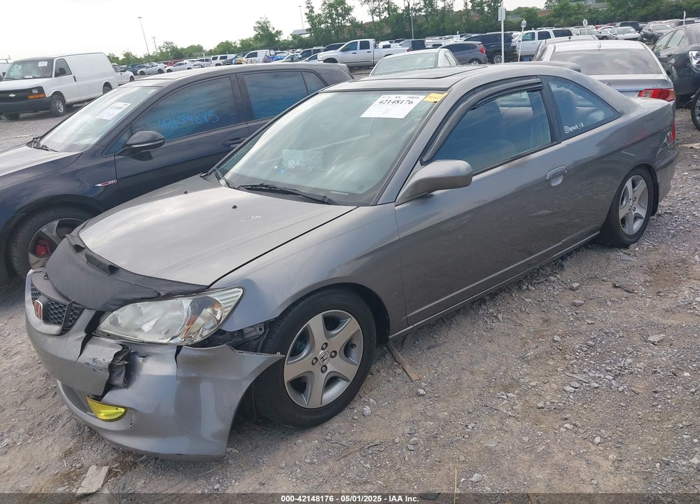 2004 HONDA CIVIC EX VIN: 1HGEM21904L035548