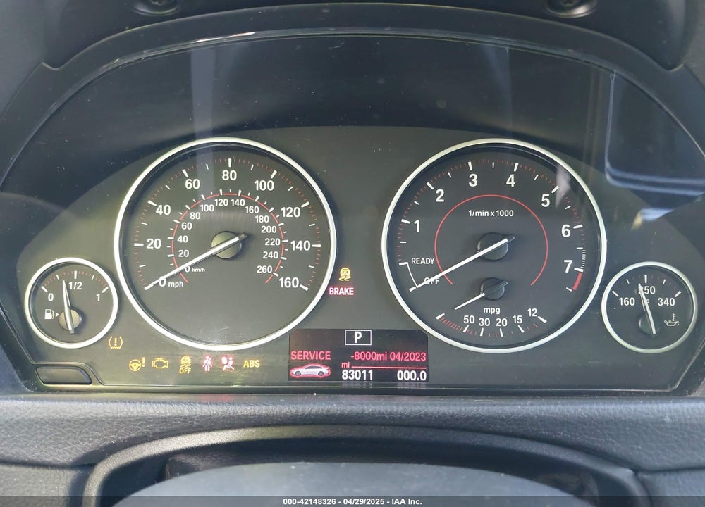 2017 BMW 4 SERIES VIN: WBA4F7C53HG786053
