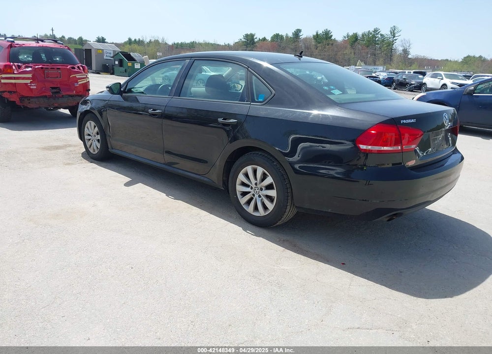 2012 VOLKSWAGEN PASSAT VIN: 1VWAP7A39CC025836