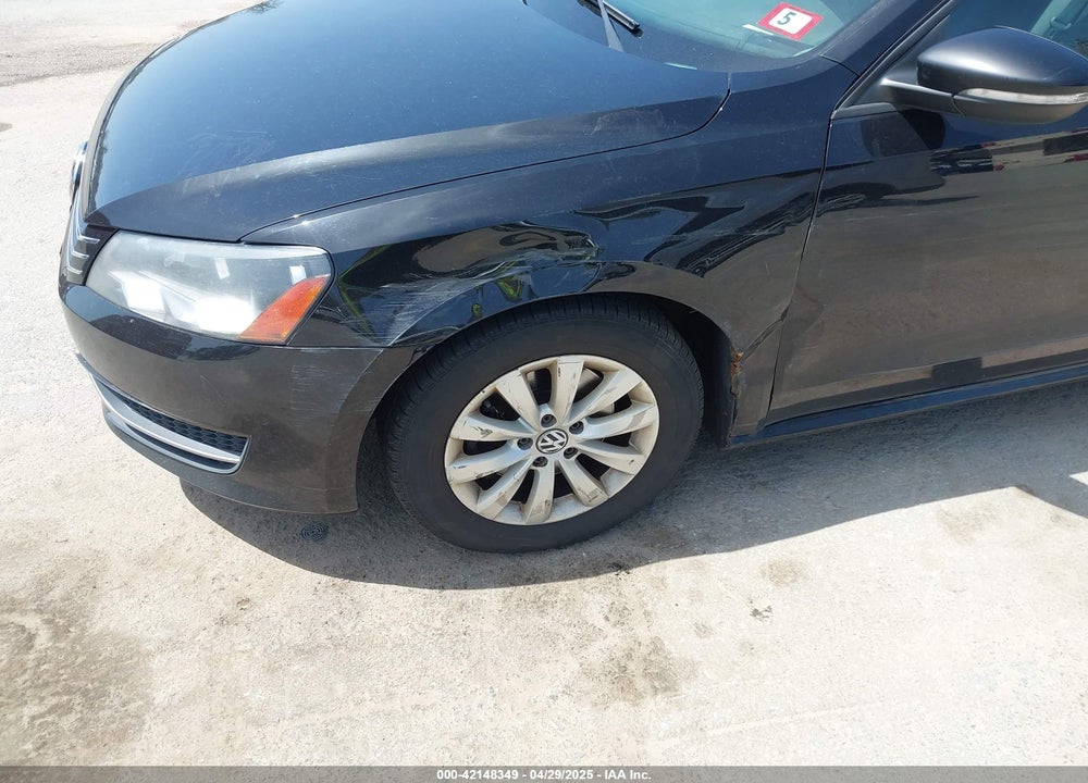 2012 VOLKSWAGEN PASSAT VIN: 1VWAP7A39CC025836