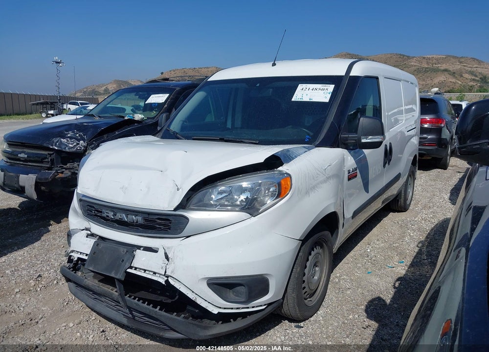 2022 RAM PROMASTER CITY CARGO VAN VIN: ZFBHRFAB0N6W48747