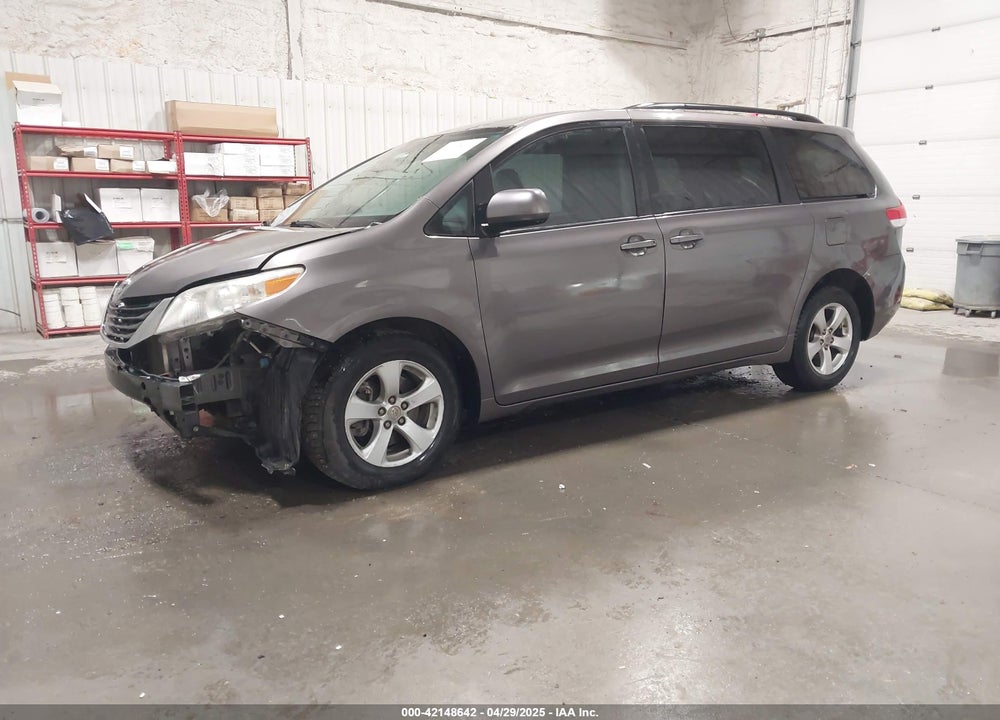 2012 TOYOTA SIENNA LE V6 8 PASSENGER VIN: 5TDKK3DC3CS245840