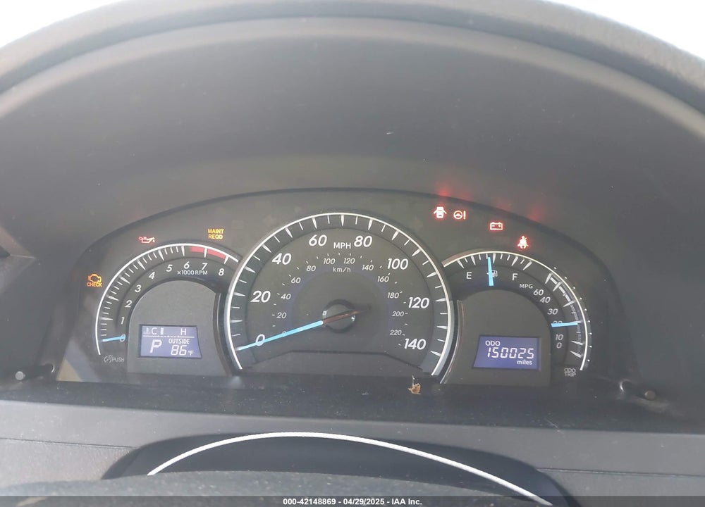 2012 TOYOTA CAMRY VIN: 4T4BF1FK6CR272895