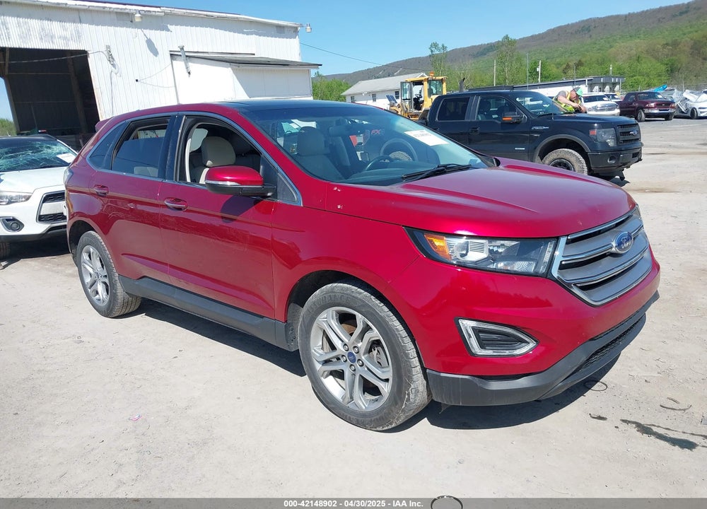 2015 FORD EDGE TITANIUM VIN: 2FMTK4K85FBB78877