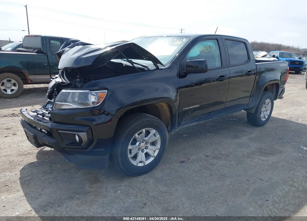 2022 CHEVROLET COLORADO 4WD SHORT BOX LT VIN: 1GCGTCENXN1248947