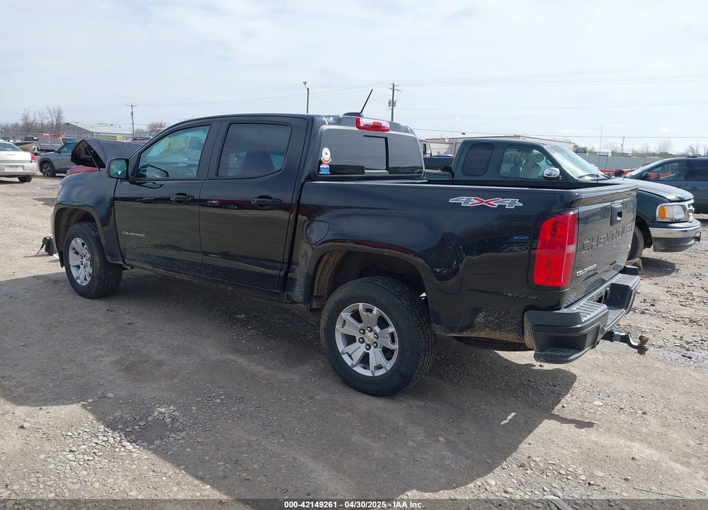 2022 CHEVROLET COLORADO 4WD SHORT BOX LT VIN: 1GCGTCENXN1248947