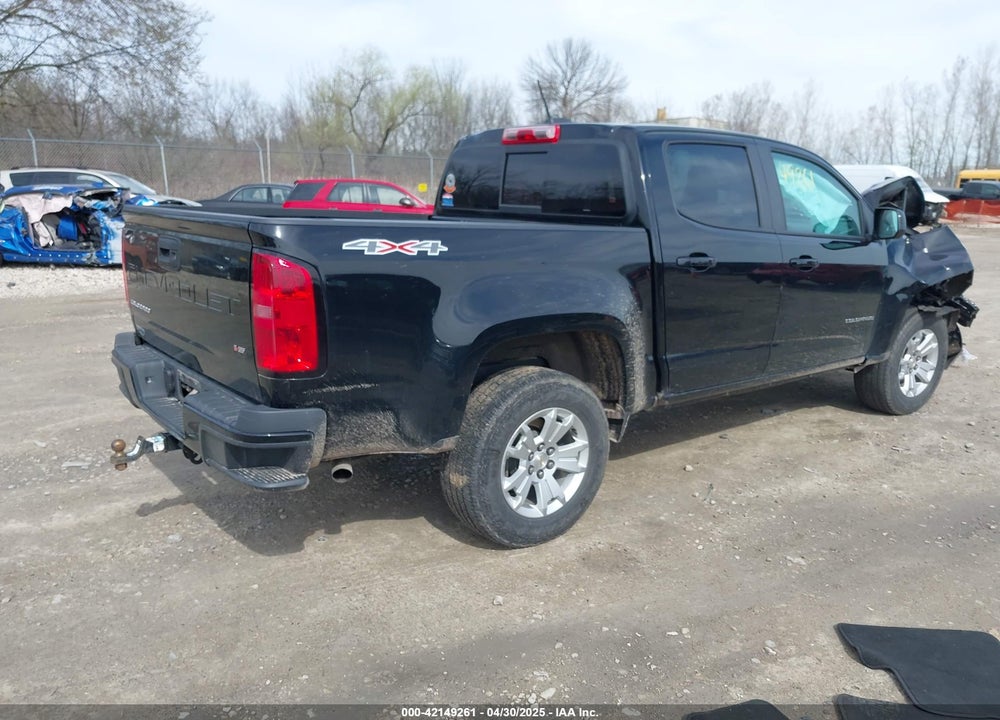2022 CHEVROLET COLORADO 4WD SHORT BOX LT VIN: 1GCGTCENXN1248947
