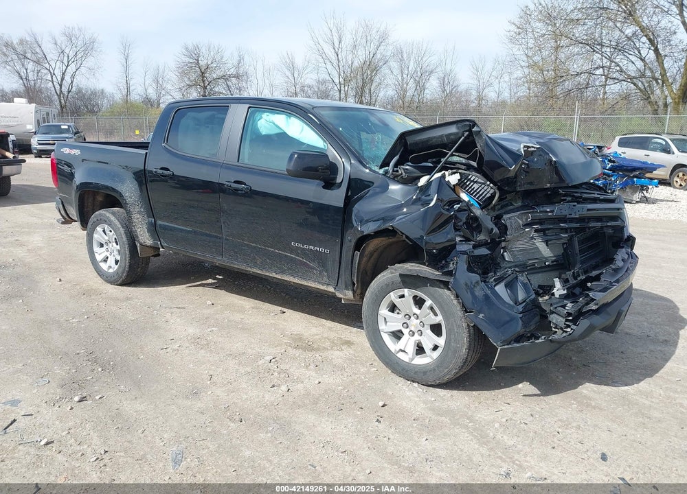 2022 CHEVROLET COLORADO 4WD SHORT BOX LT VIN: 1GCGTCENXN1248947