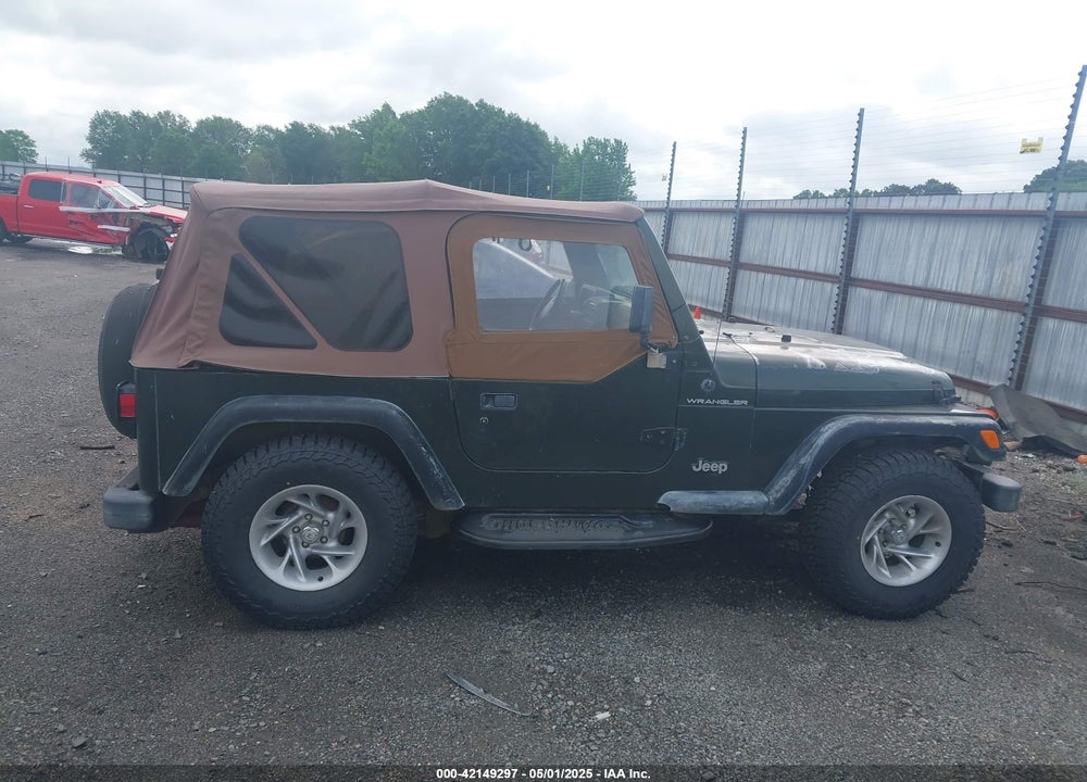 1998 JEEP WRANGLER SE VIN: 1J4FY29P8WP792133