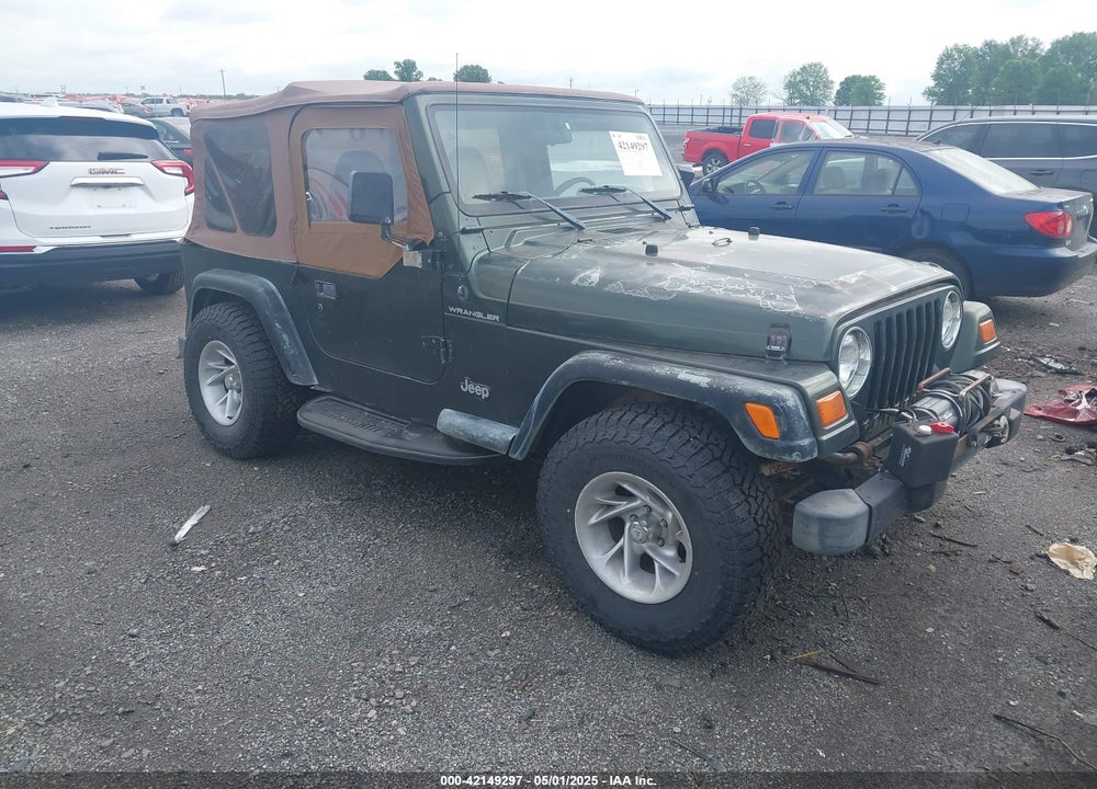 1998 JEEP WRANGLER SE VIN: 1J4FY29P8WP792133