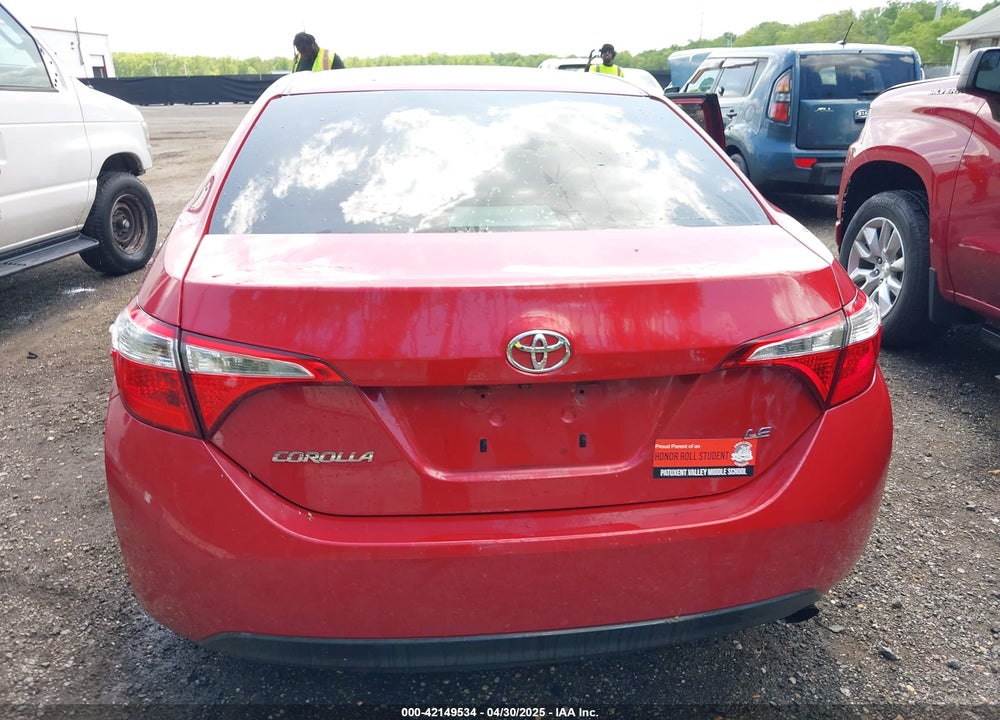 2016 TOYOTA COROLLA LE VIN: 2T1BURHEXGC713215