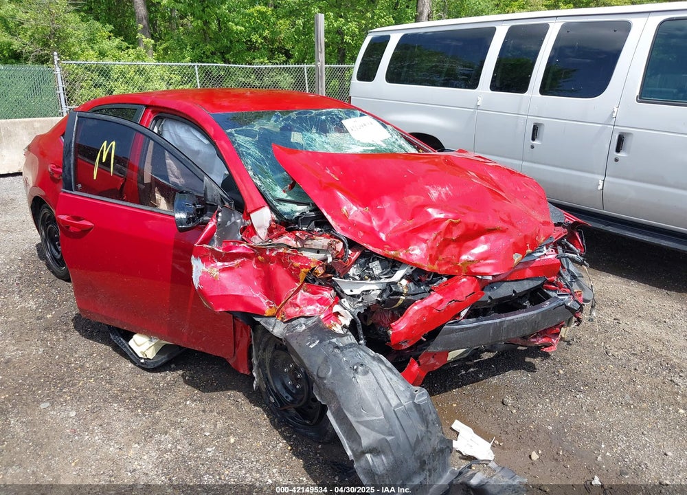 2016 TOYOTA COROLLA LE VIN: 2T1BURHEXGC713215