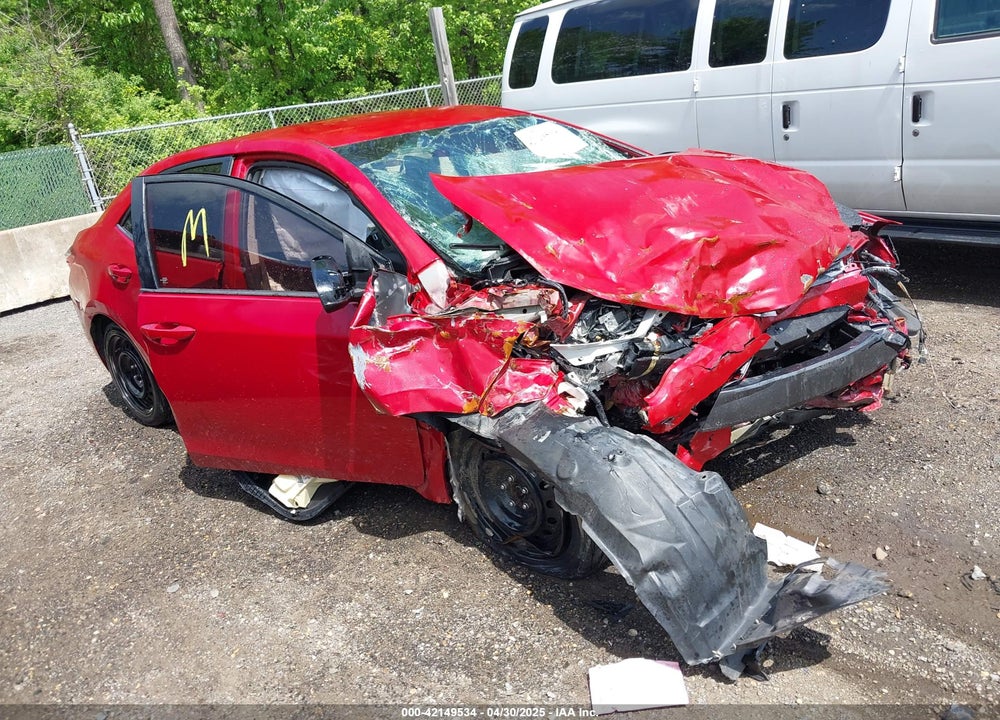 2016 TOYOTA COROLLA LE VIN: 2T1BURHEXGC713215