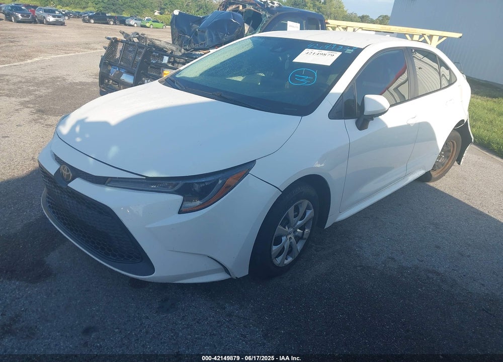 2021 TOYOTA COROLLA LE VIN: 5YFEPMAE8MP195523