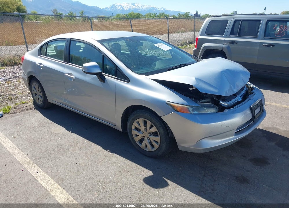2012 HONDA CIVIC VIN: 2HGFB2F54CH572550
