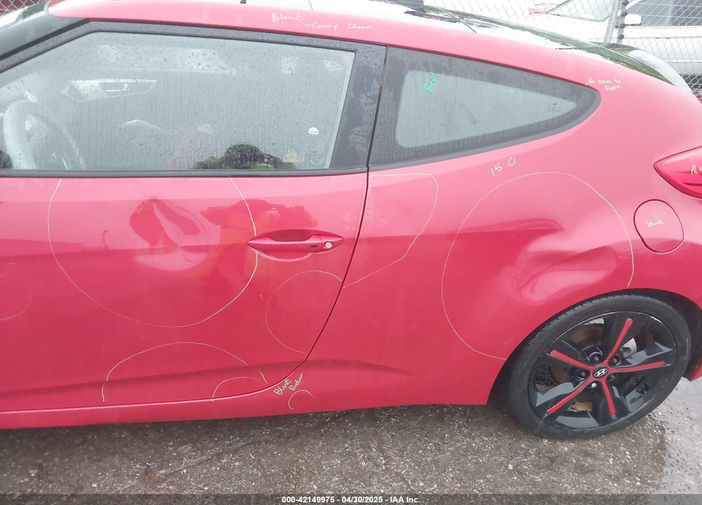 2017 HYUNDAI VELOSTER VALUE EDITION VIN: KMHTC6AD3HU322186