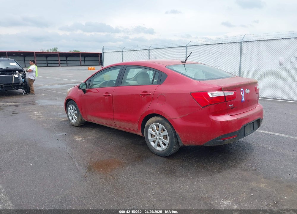 2013 KIA RIO LX VIN: KNADM4A30D6212242
