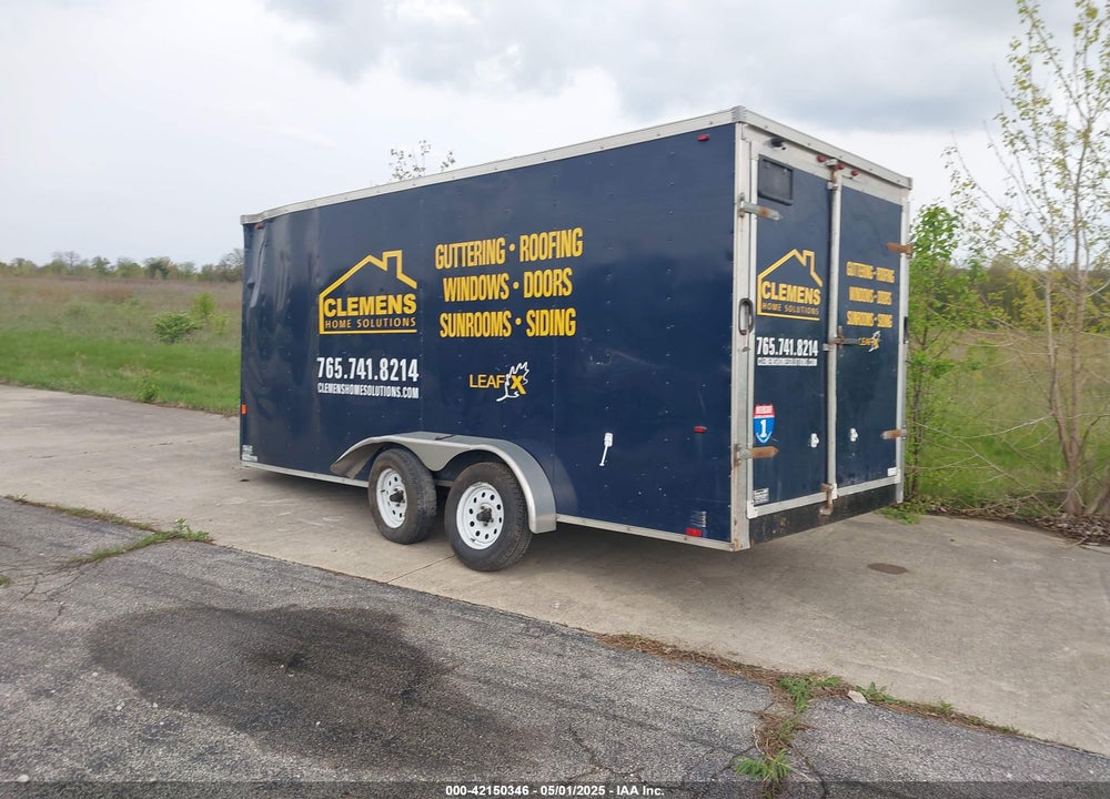 2016 INTERNATIONAL TRAILER VIN: 1UK500G2261087929