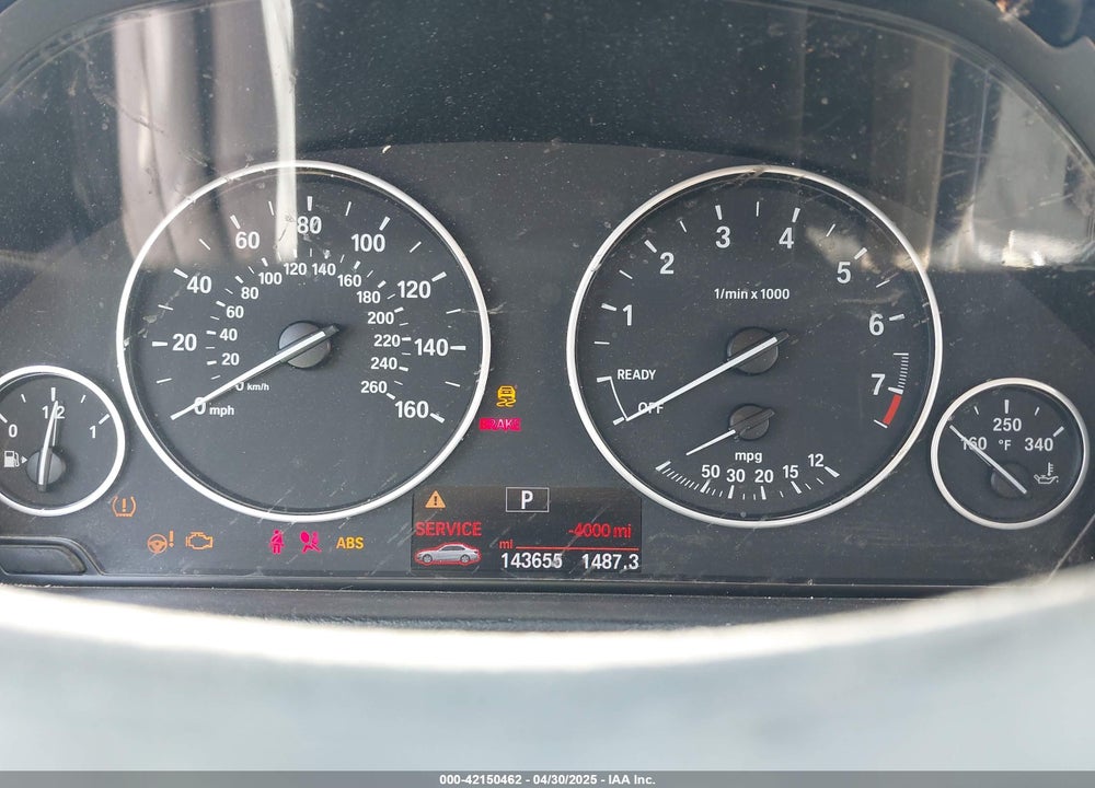 2017 BMW 320I VIN: WBA8E1G58HNU14926