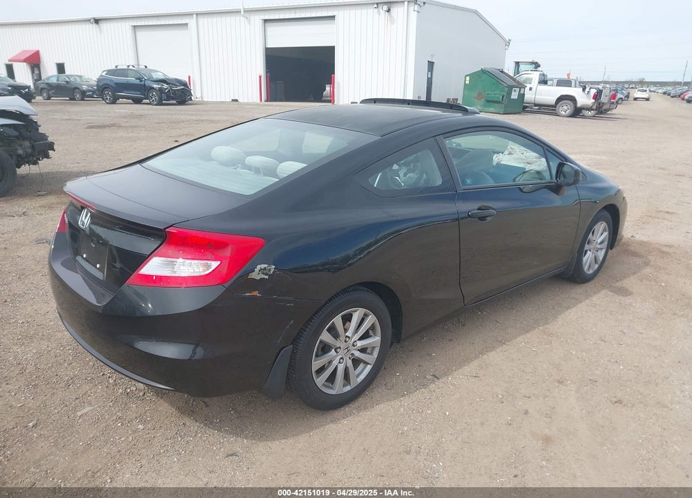 2012 HONDA CIVIC VIN: 2HGFG3B87CH526184