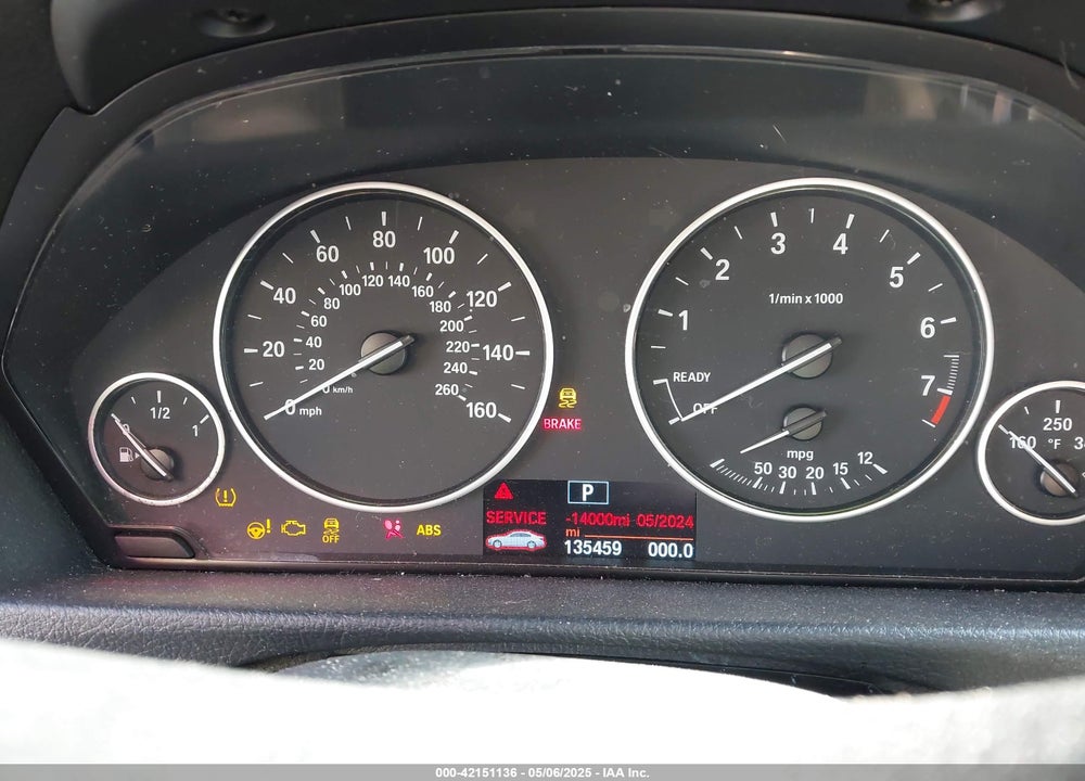 2014 BMW 320I VIN: WBA3B1C58EP679225