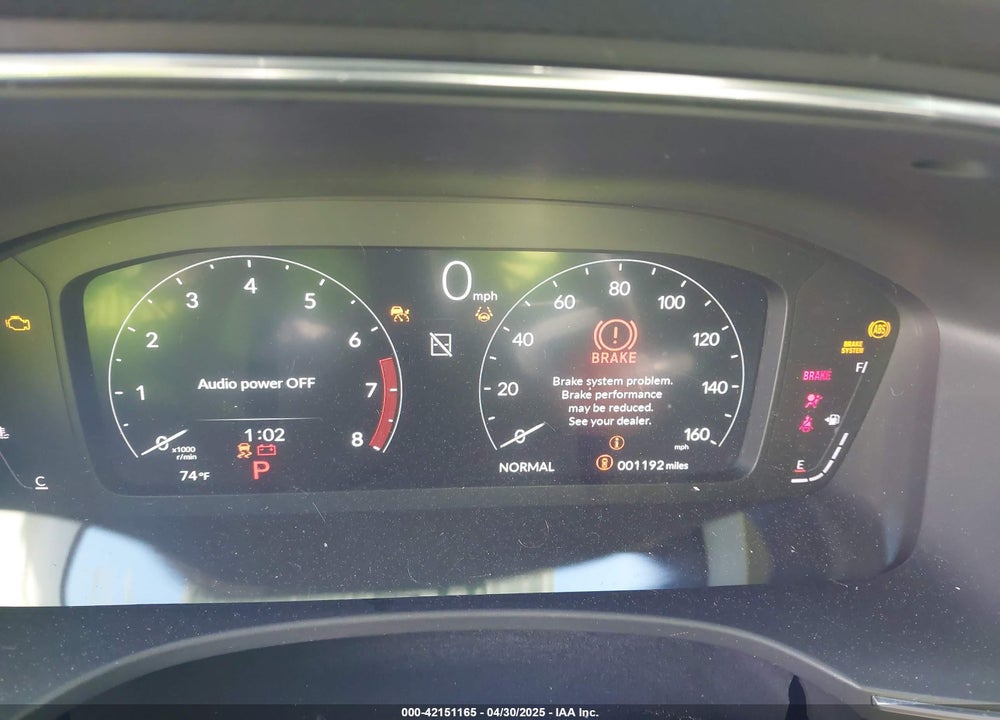 2025 ACURA INTEGRA VIN: 19UDE4H22SA013279