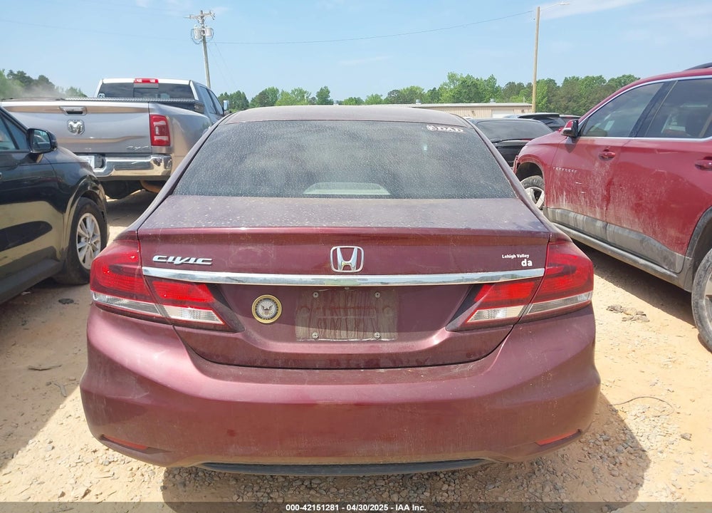 2014 HONDA CIVIC VIN: 19XFB2F54EE068836