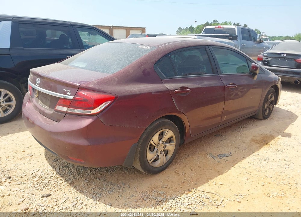 2014 HONDA CIVIC VIN: 19XFB2F54EE068836