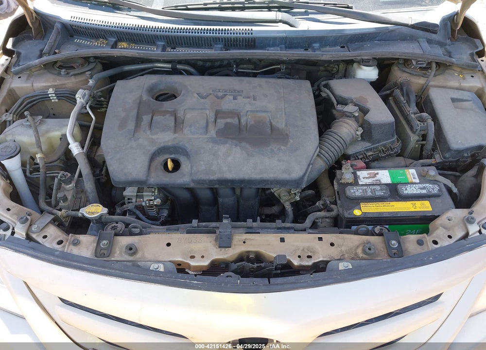 2012 TOYOTA COROLLA LE VIN: 2T1BU4EE6CC847155