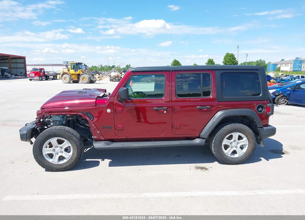 2021 JEEP WRANGLER UNLIMITED SPORT RHD 4X4 VIN: 1C4HJXKNXMW709412