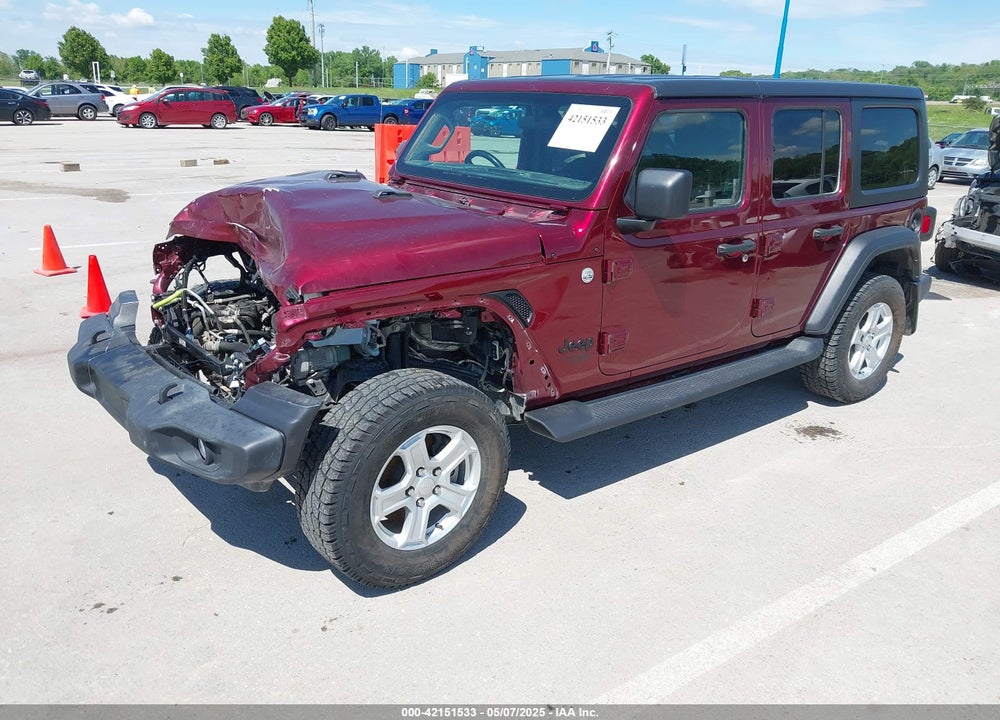 2021 JEEP WRANGLER UNLIMITED SPORT RHD 4X4 VIN: 1C4HJXKNXMW709412