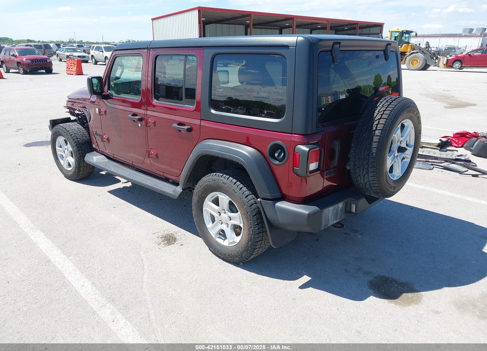 2021 JEEP WRANGLER UNLIMITED SPORT RHD 4X4 VIN: 1C4HJXKNXMW709412