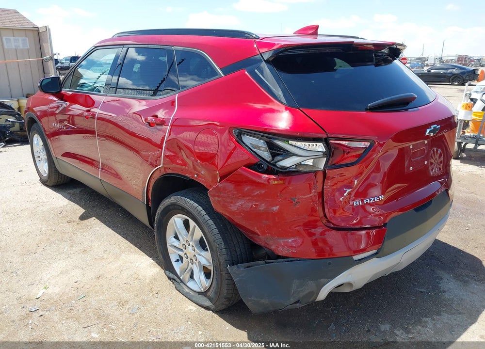 2021 CHEVROLET BLAZER VIN: 3GNKBCRS9MS541403