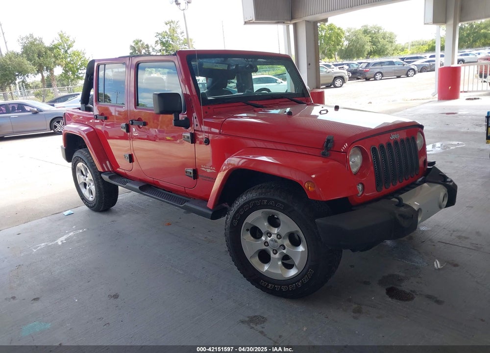 2014 JEEP WRANGLER UNLIMITED SAHARA VIN: 1C4BJWEGXEL179054