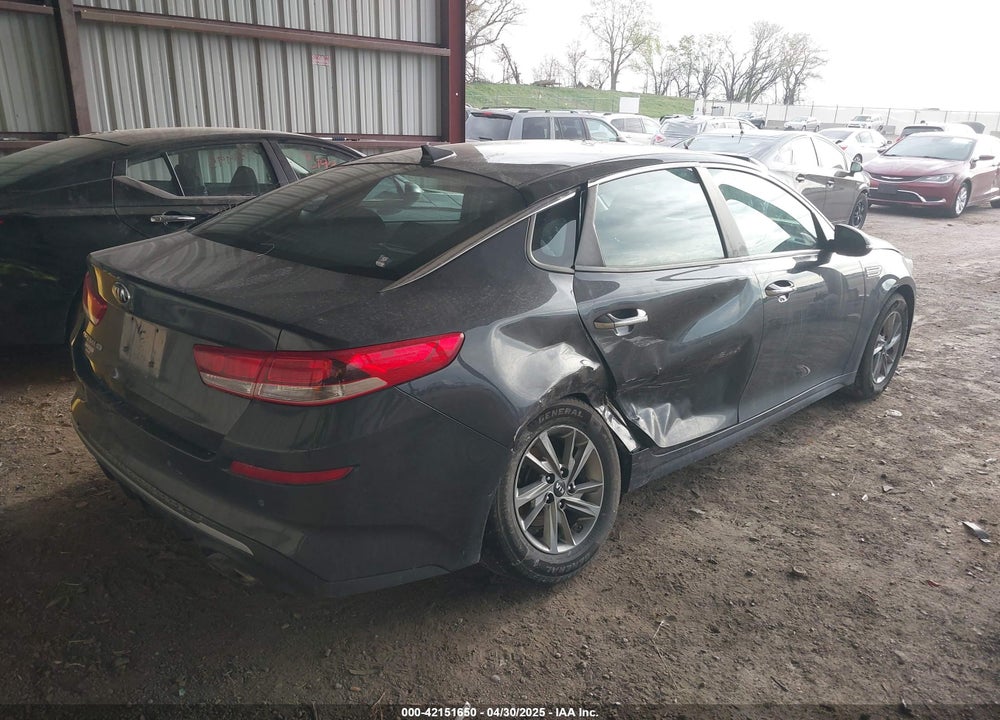 2019 KIA OPTIMA VIN: 5XXGT4L37KG293349