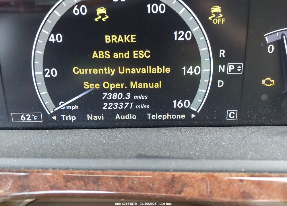 2010 MERCEDES-BENZ S 550 VIN: WDDNG7BB1AA347797