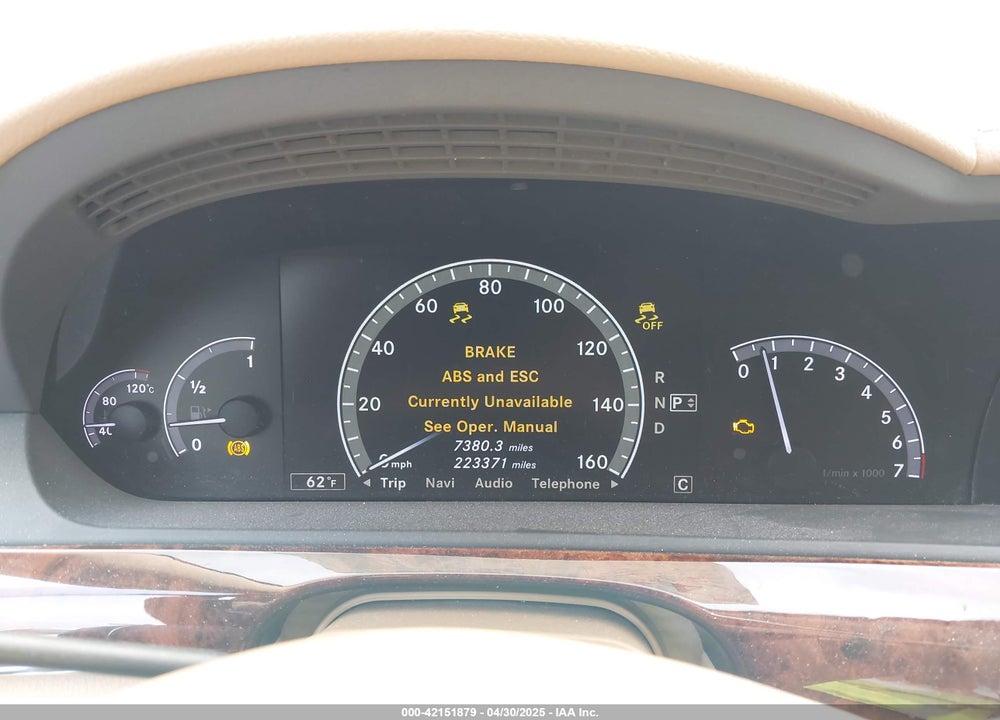 2010 MERCEDES-BENZ S 550 VIN: WDDNG7BB1AA347797