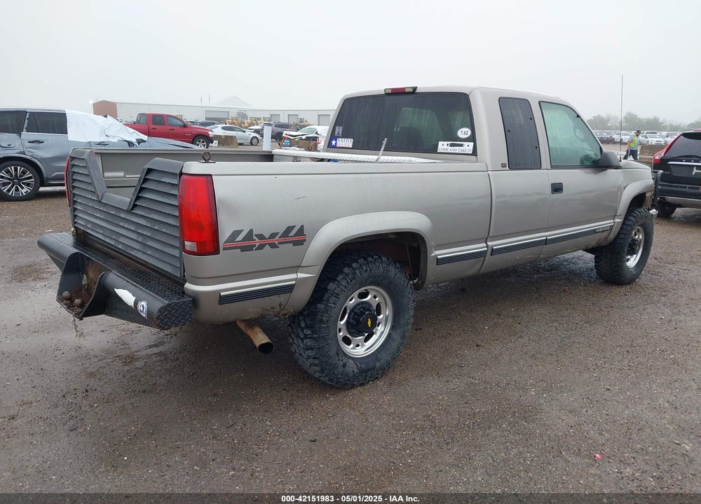 1998 CHEVROLET K2500 FLEETSIDE VIN: 1GCGK29R0WE226301