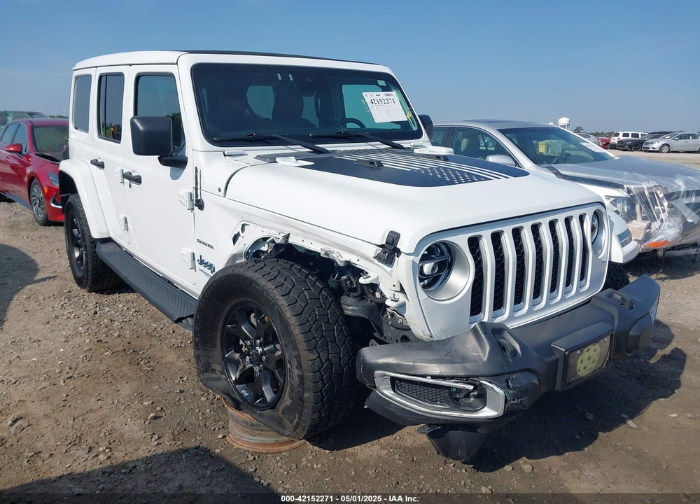 2021 JEEP WRANGLER 4XE UNLIMITED SAHARA 4X4 VIN: 1C4JJXP6XMW840844