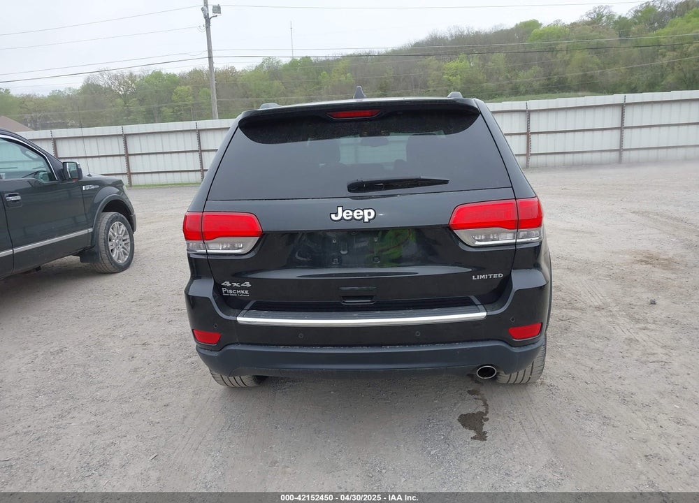 2016 JEEP GRAND CHEROKEE LIMITED VIN: 1C4RJFBG3GC316857