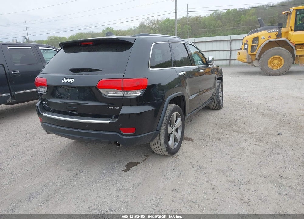 2016 JEEP GRAND CHEROKEE LIMITED VIN: 1C4RJFBG3GC316857