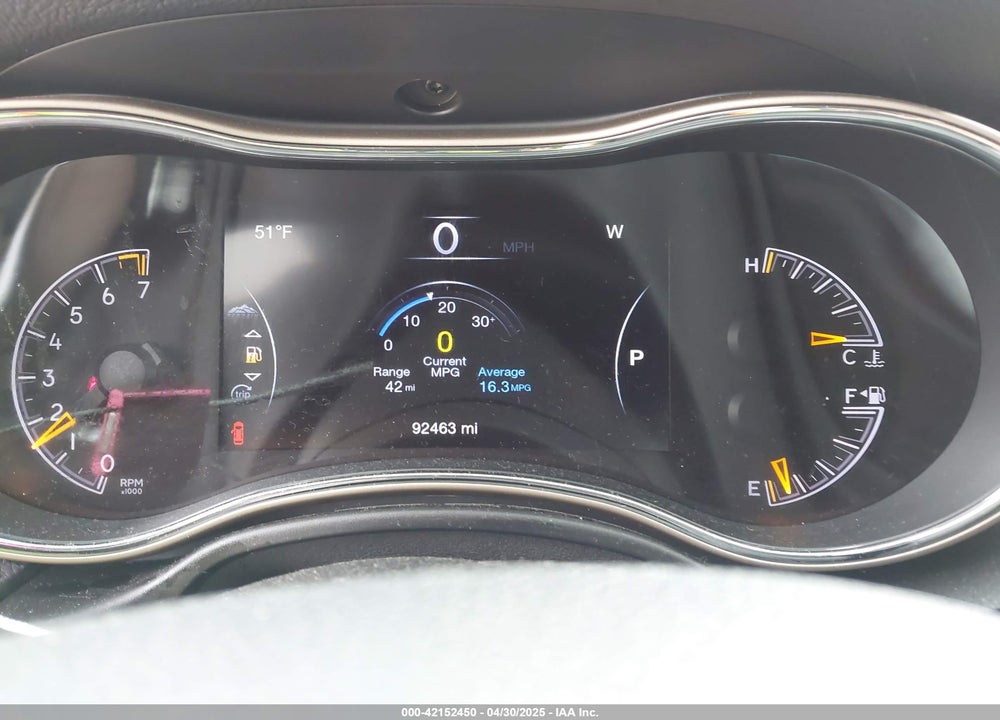2016 JEEP GRAND CHEROKEE LIMITED VIN: 1C4RJFBG3GC316857
