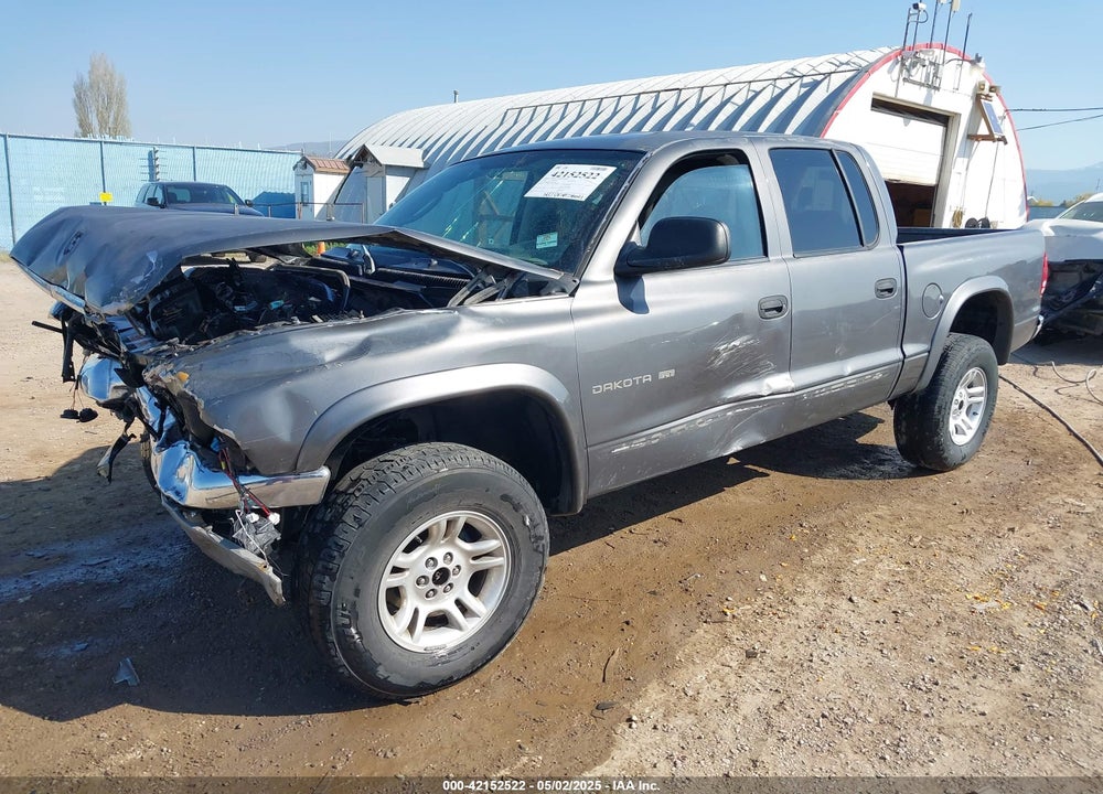 2002 DODGE DAKOTA SLT VIN: 1B7HG48N72S535842