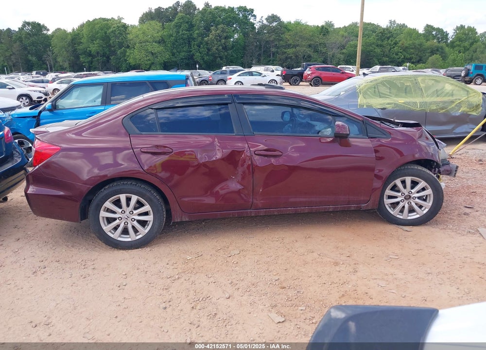 2012 HONDA CIVIC VIN: 19XFB2F83CE322429