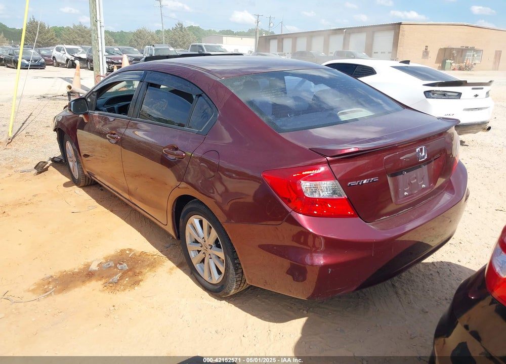 2012 HONDA CIVIC VIN: 19XFB2F83CE322429