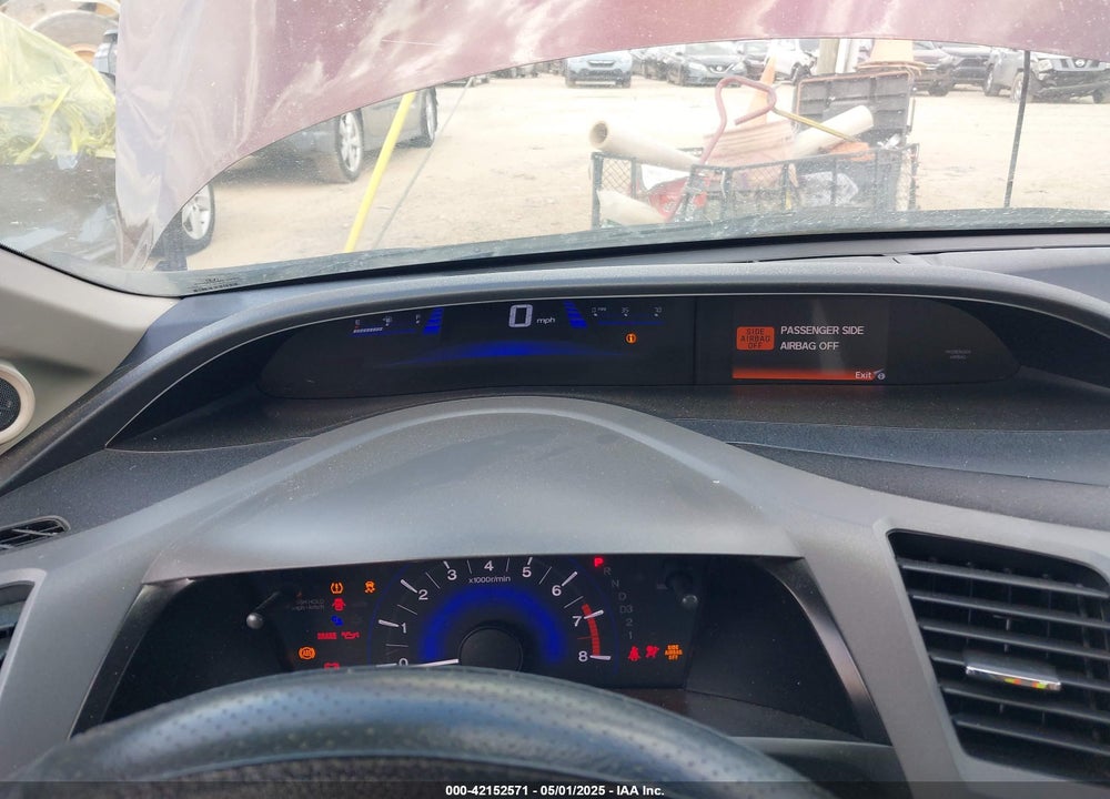 2012 HONDA CIVIC VIN: 19XFB2F83CE322429