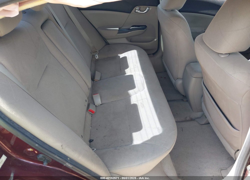 2012 HONDA CIVIC VIN: 19XFB2F83CE322429