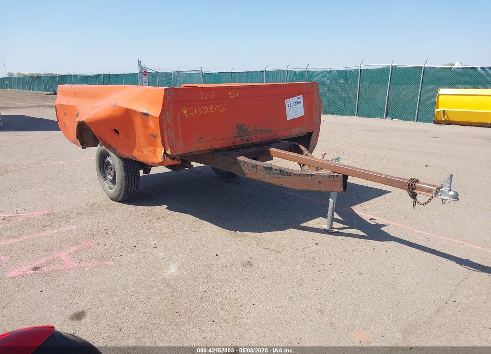 2015 HOMEMADE TRAILER VIN: 0369791