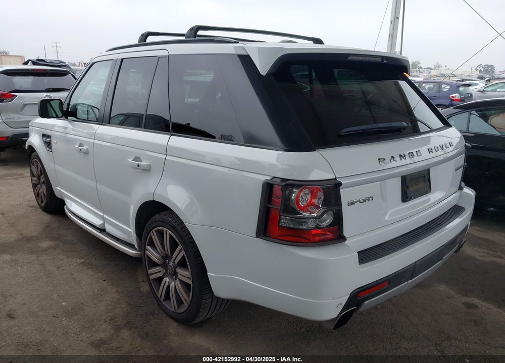 2013 LAND ROVER RANGE ROVER SPORT SUPERCHARGED VIN: SALSH2E40DA800038